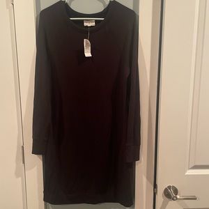 Cozy Lou and grey dress